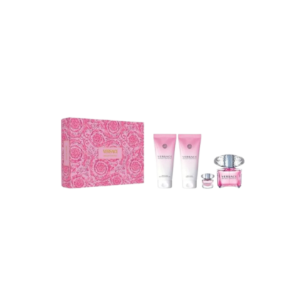 Versace Bright Crystal  SET EDT 90 ML + SG 100 ML + BL 100 ML + MINI 5 ML